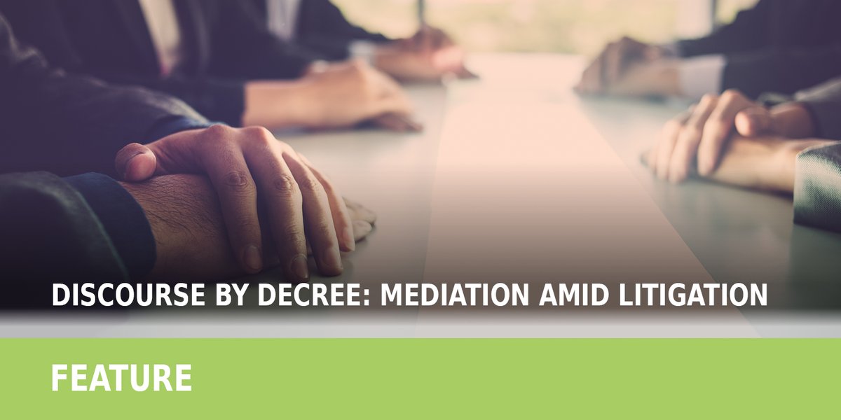 The mediator acts as a catalyst between opposing interests, attempting to bring them together by defining issues and eliminating obstacles to communication. Corporate Disputes looks at mediation amid litigation in the Apr-Jun 2024 issue: tinyurl.com/58z5zpf4