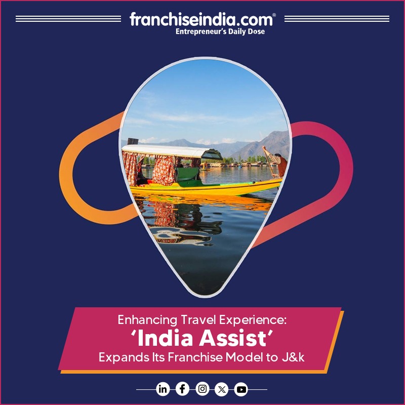 ENHANCING TRAVEL EXPERIENCE: ‘INDIA ASSIST’ EXPANDS ITS FRANCHISE MODEL TO J&K
Read more:- franchiseindia.com/insights/news/…

#TravelIndia #JammuAndKashmir #TravelExperience #IndiaAssist #FranchiseExpansion #TravelFranchise #ExploreIndia #TravelBusiness #DailyNews #Franchiseindia