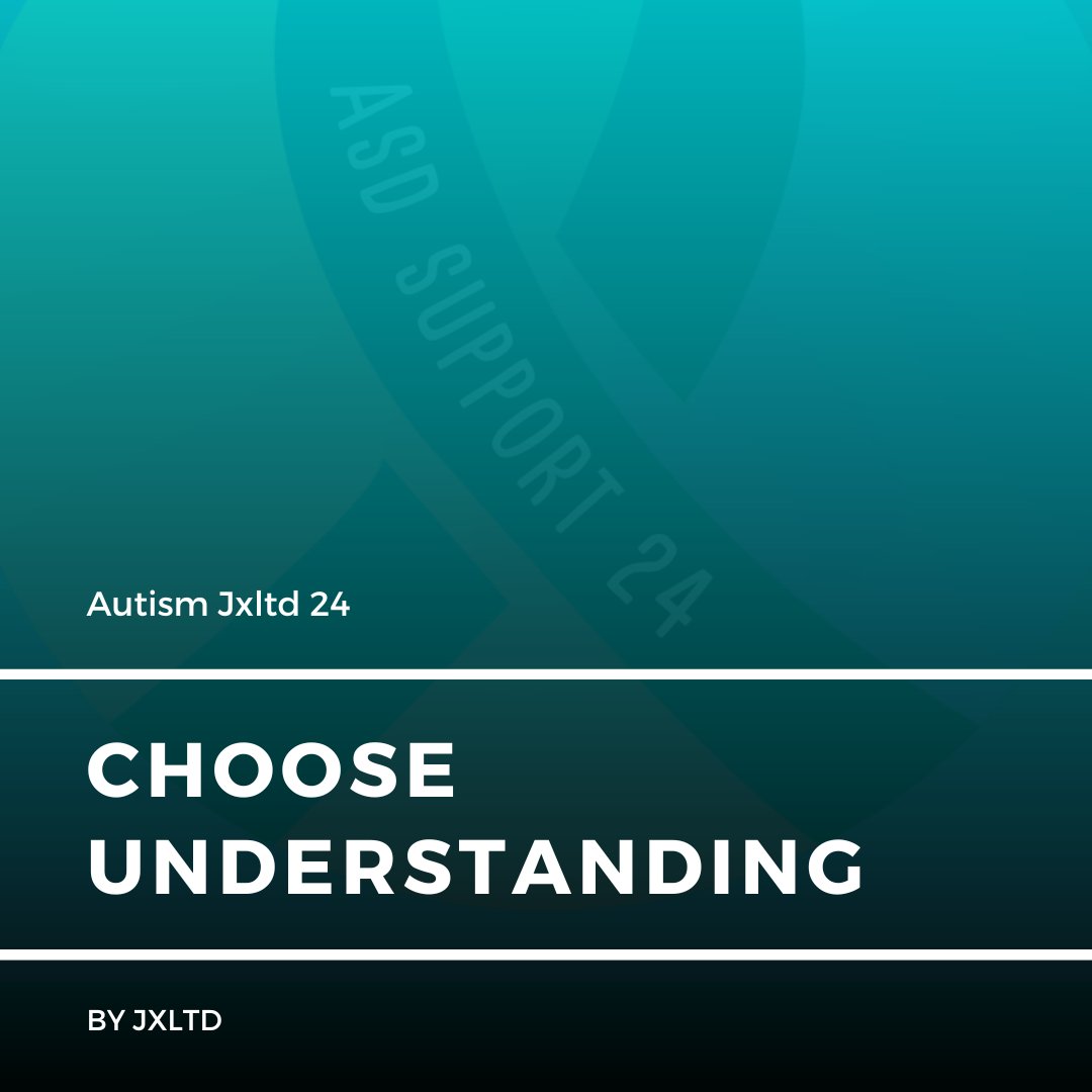 Autism Spectrum Disorder (ASD) for JXLTD:

As an organization @Jxltd24 stands with the #ASD community. We support and advocate for those on the spectrum. Let's raise awareness and promote inclusion for all individuals with ASD. #AutismAwareness