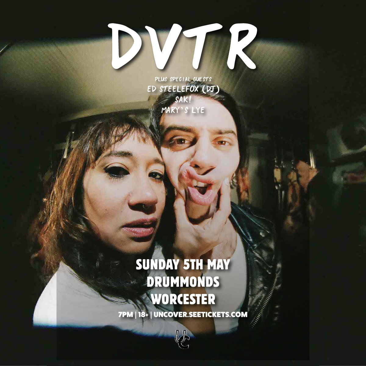 THIS SUNDAY 💙 Le Couleur's much-needed punk outlet, DVTR, headline Drummonds, Worcester, on Sunday, 5th May, with special guests Ed Steelfox, Sak! and Mary's Lye 💥 Tickets on sale now: bit.ly/48XEWk4