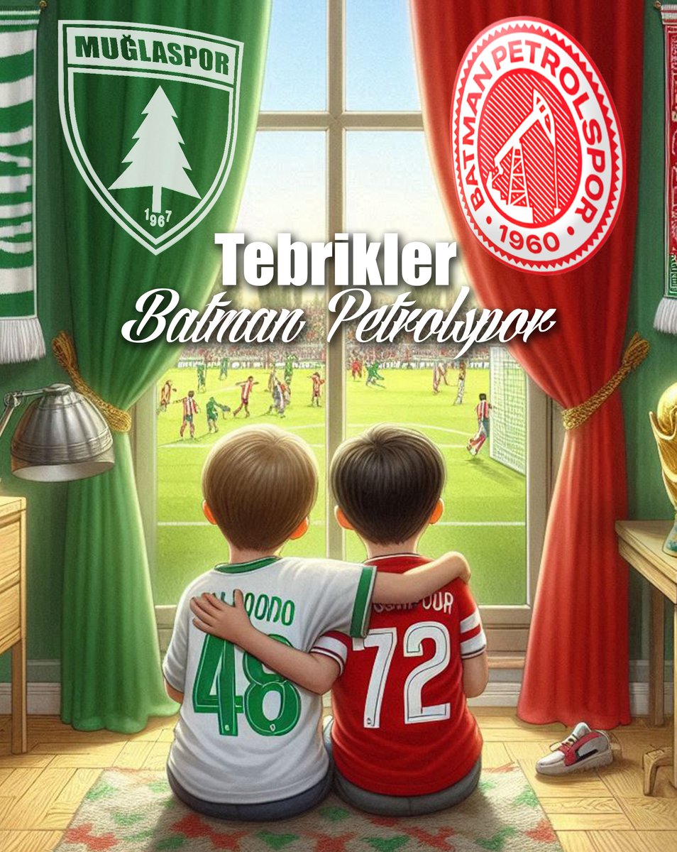 🏆🎉 TFF 3. Lig'de şampiyon olan ve 2. Lig’e yükselmeye hak kazanan dost kulübümüz TPAO Batman Petrolspor'u tebrik ederiz. @batmanpetrolsk_
