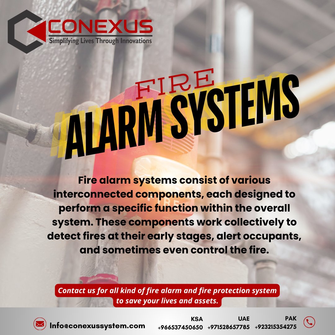 #Conexus #FireFighting #GasExtinguishingSystems #SmokeSystem #FireSystem #FireProtection #FireSafety #FireAlarmsystem #FireAlarm #Securitysystem #Alarm #Protection #Fire #Fireprotection #Firefighter #Firesolution #Maintenance #Companyalarm #Alarmsproducts #Fireextiguisher