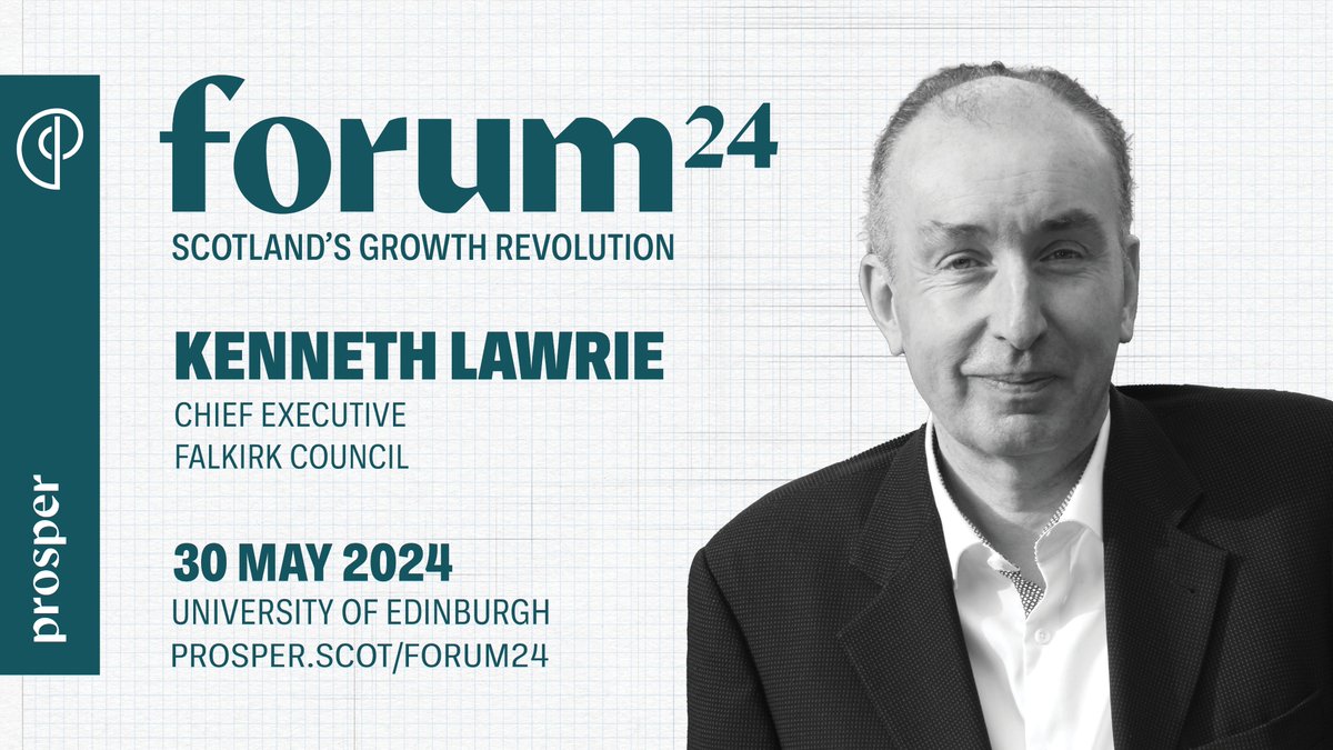 Chief Executive of @falkirkcouncil joins panellists at #ProsperForum24 to discuss how we can achieve a prosperous future for people and places. 

Secure your place at Scotland's economic forum⤵️
prosper.scot/events/forum-2…