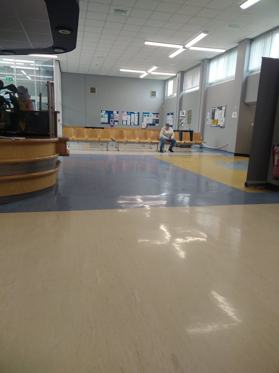 Back for my annual diabetic review,  empty as usual