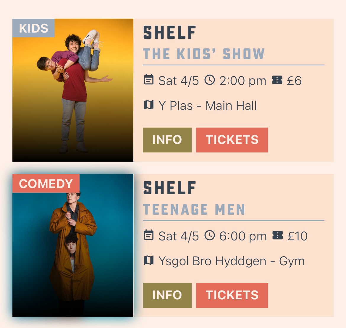 Bringing our two favourite ever shows to our favourite ever comedy festival! See you there?! @machcomedyfest 

machcomedyfest.co.uk/?show_search=S…