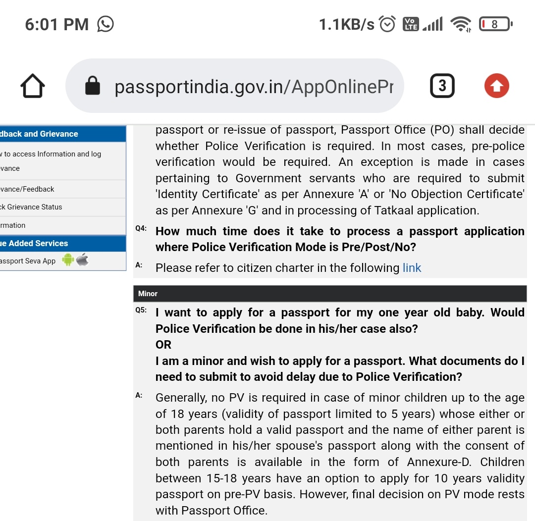mudasirhrb's tweet photo. @passportsevamea is clause no. 5 applicable in Kashmir for the children of age 1-2 years whereunder PV is not required when both parents have valid passport. https://t.co/BPVKr5G9IF