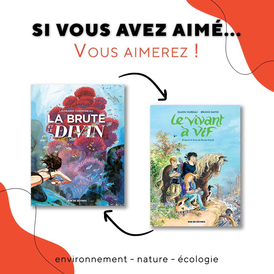 🌍 Si vous avez aimé “La Brute et le Divin” de Léonard Chemineau, vous tomberez probablement sous le charme de “Le vivant à vif” de Simon Hureau et Bruno David (et inversement). Ces deux titres ont en commun un immense amour de la nature et de l’environnement.