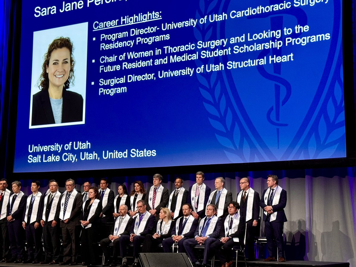 Congrats to superstar Dr. @saraj_pereira on your induction to @AATSHQ Grateful for all that you do! #AATS2024 @UofUSurgery @UofUCTSurgery @UUcvsl (Thanks to @DavidCookeMD for 📸)