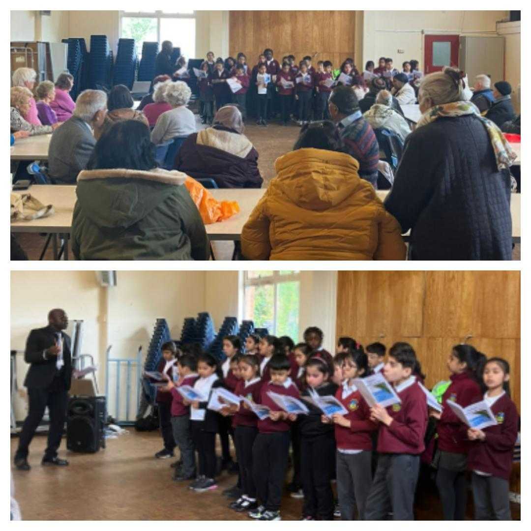 Our #FeatherstoneChoir went into the community this week to perform for a local group. 🎤🎵 The choir had a wonderful time singing for others and encouraging all to join in 🤩 #schoolchoir #southall #YouAreAmazing #communityspirit