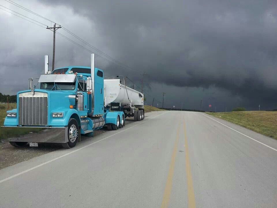 Some bad-looking storms out there, driver! #Trucking #TruckingDepot #Truckers
