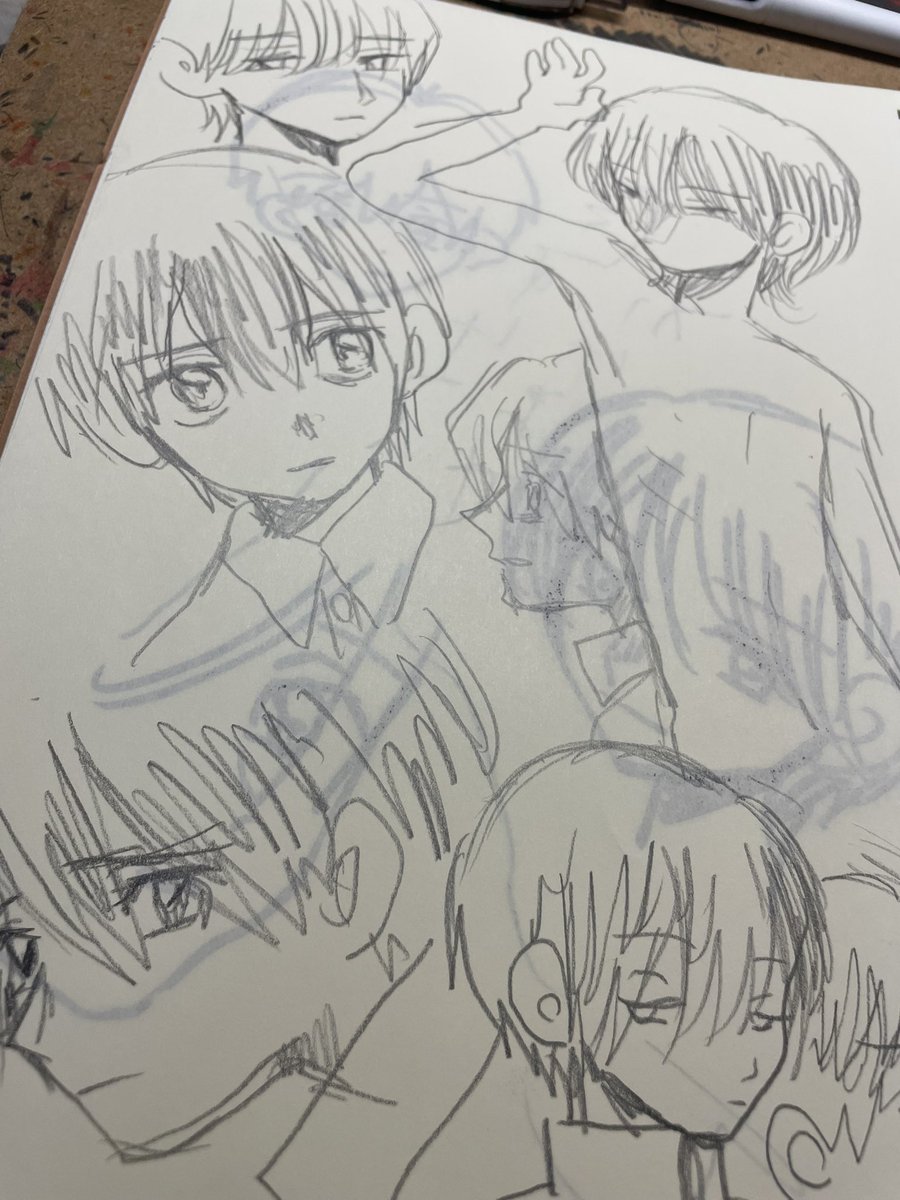 描けてこの程度。何にも描けない。