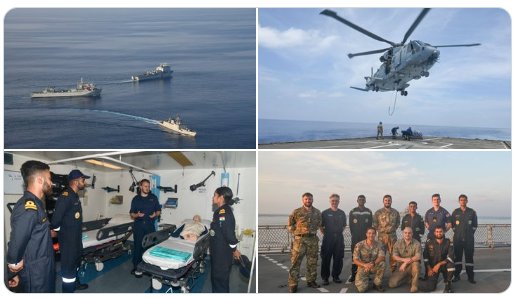 #IndianNavy's indigenous stealth frigate #INSSahyadri participated in Maritime Partnership Exercise with UK Littoral Response Group South (LRGS) comprising #RoyalNavy ships RFA LYME BAY & RFA Argus. 1/3 @BoycottHegemony