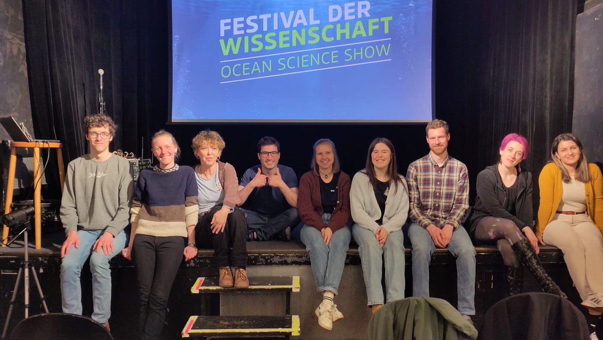 Vielen Dank an die Meereswissenschaftler*innen der Ocean Science Show mit ihren tollen Vorträgen und vielen Dank an ein super Publikum! 🎉 Als nächstes sind wir mit der Science Show am 23. und 29. Juni auf der Kieler Woche. ⛵️ #FYORD #Cinemare #KielRegion #Wissenschaftsfestival