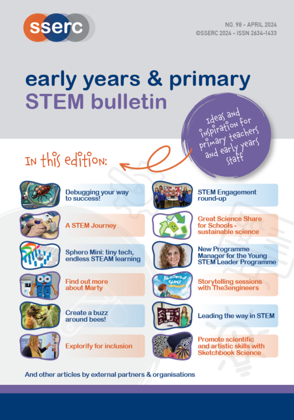 👀Our new Early Years and Primary STEM Bulletin is here! 💡Lots of STEM ideas and information 💻Log in to access - registration is free to members of SSERC, including education staff across all Scottish local authorities sserc.org.uk/publications/p… @RaiseScotland @STEMedscot