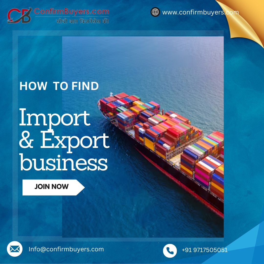 Join us today and embark on an electrifying journey! Embrace the thrill of the adventures that await as you become part of our vibrant community! ✨

#ExportImportSuccess #GlobalTradePartner #SecureDeals #export #exportbusiness #exportimport #exporters #business #businesses