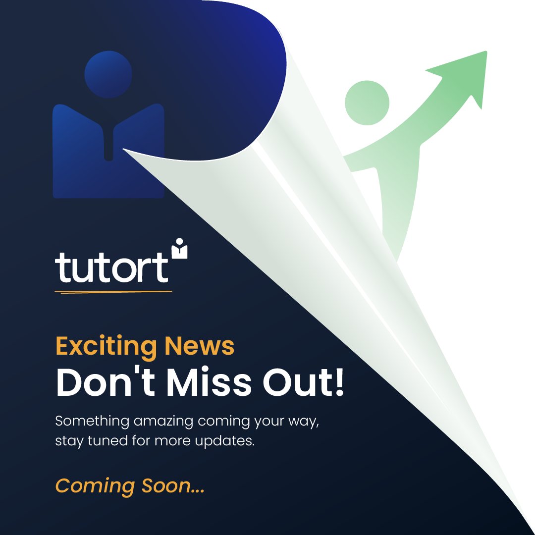 🌟 𝐁𝐢𝐠 𝐍𝐞𝐰𝐬 𝐀𝐥𝐞𝐫𝐭! 🌟

Transformation in your way, Tutort Academy is all set for a new beginning towards achieving you a new career heights. Stay tuned for the big reveal!

#TutortRegeneration #LevellingUp #TutortAcademyLaunch #EducationRevolution #tutortacademy