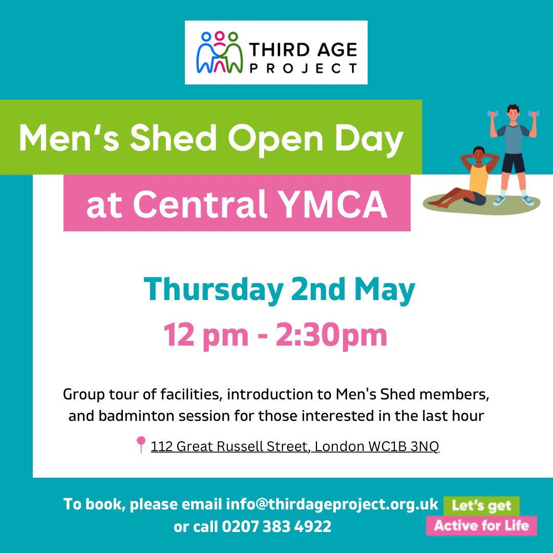 Missed last month’s Men’s Shed Open Day? Then come along this Thursday!