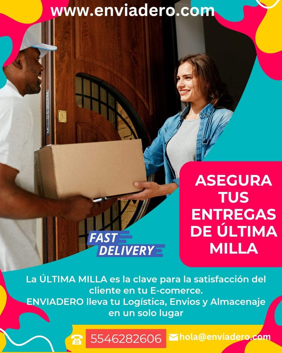 VENDES EN LINEA? 💻🛒📦
Si tu negocio requiere servicio de ULTIMA MILLA para tu E-comerce... 🛒🛵🛍️

Contáctanos y pregunta por nuestros SERVICIOS de entrega de última milla 📦🚚

 #paqueteria #quedateencasa #empresas #motos #envioadomicilio

enviadero.com