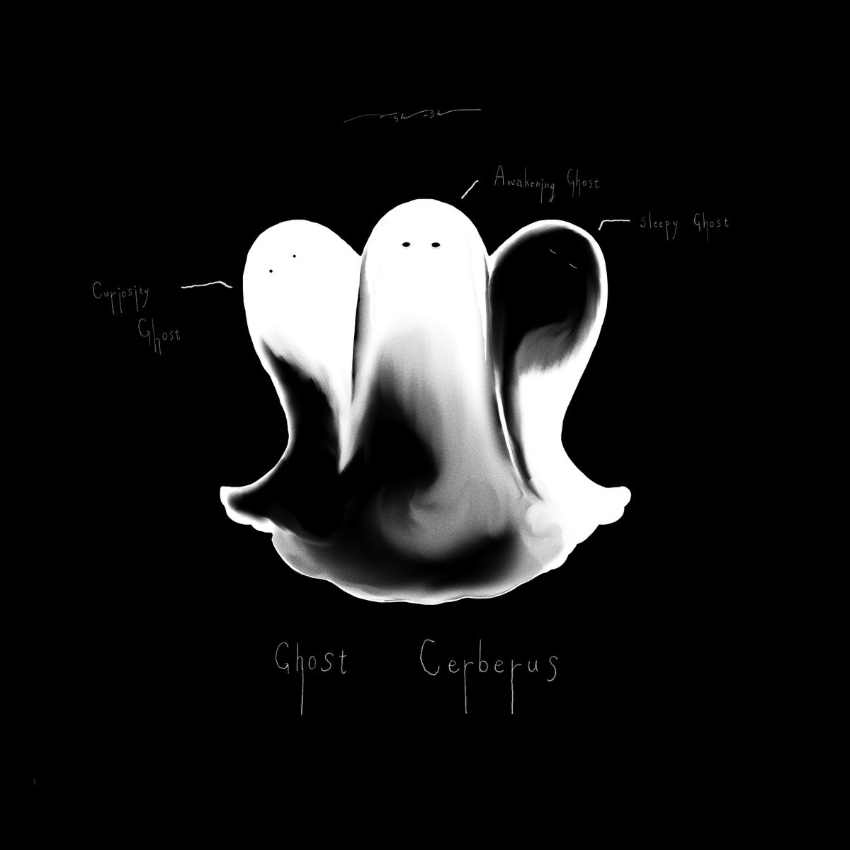 「Ghost Cerberus 」|からんころんのイラスト