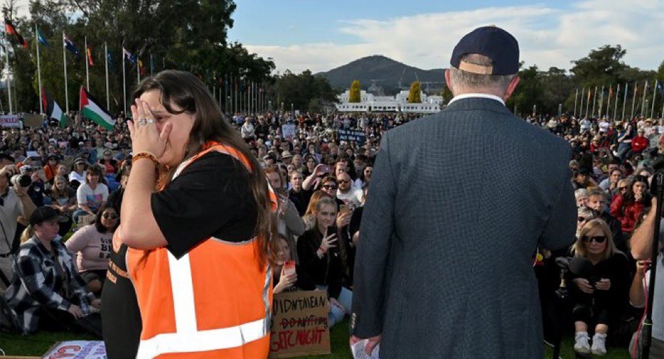 The defining image of Australian politics in 2024?