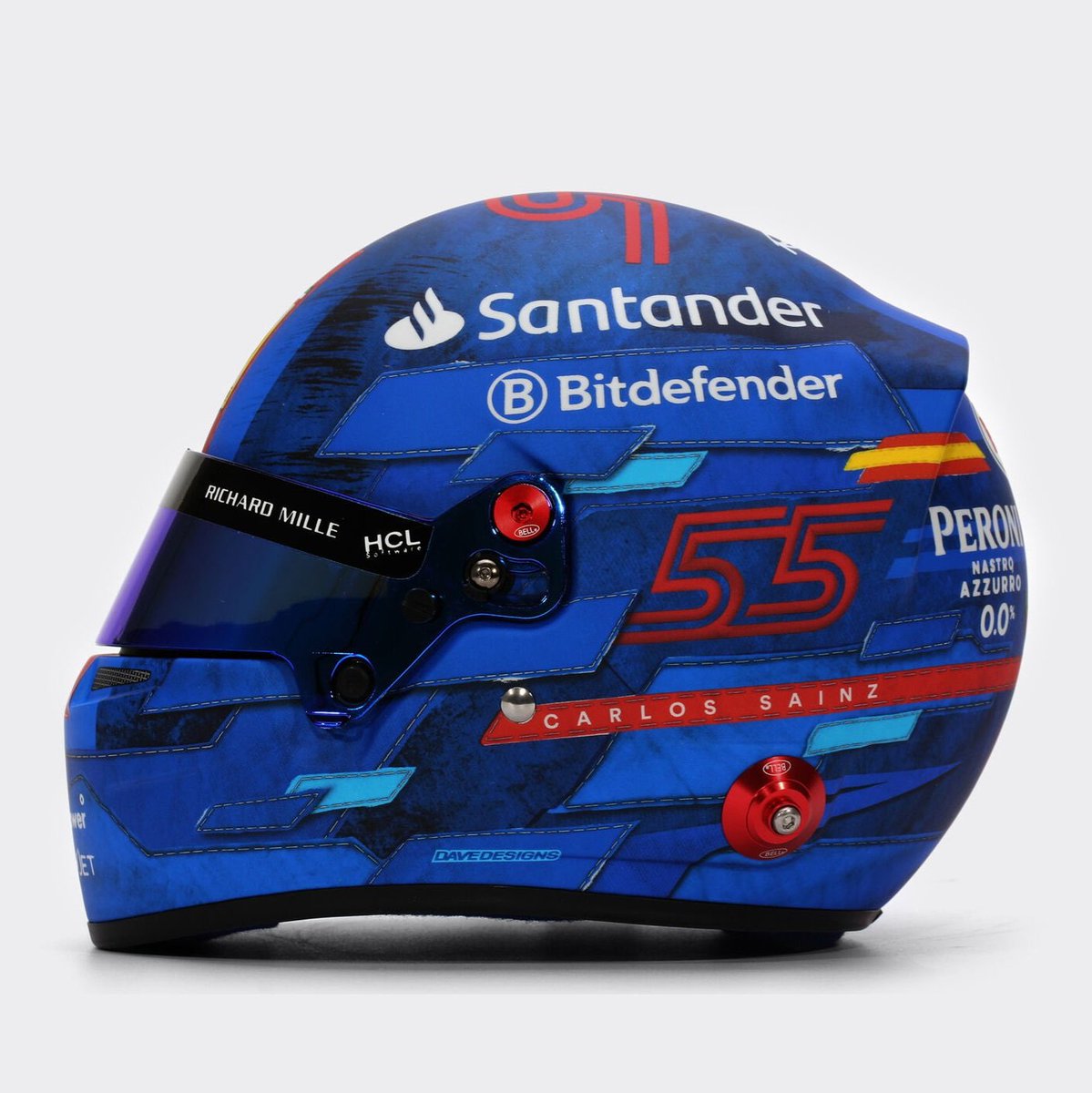 Los cascos que usarán Leclerc y Sainz para el #MiamiGP 🤩