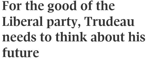 'Given the Liberals' current electoral prospects, wouldn’t someone else – anyone else – fare better? Stories have surfaced that @DLeBlancNB might be interested. @MarkJCarney is giving speeches. Others are testing the waters.' #cdnpoli #TrudeauMustResign theglobeandmail.com/politics/opini…