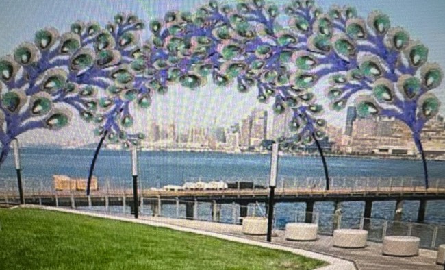 The @CityofHoboken  has revealed little about $500,000 sculpture proposed for Pier C Park. Nevertheless, public hearing will be held at May 1 City Council meeting at 7 p.m. There are many questions about the viability of a glass & steel structure located over the #HudsonRiver.