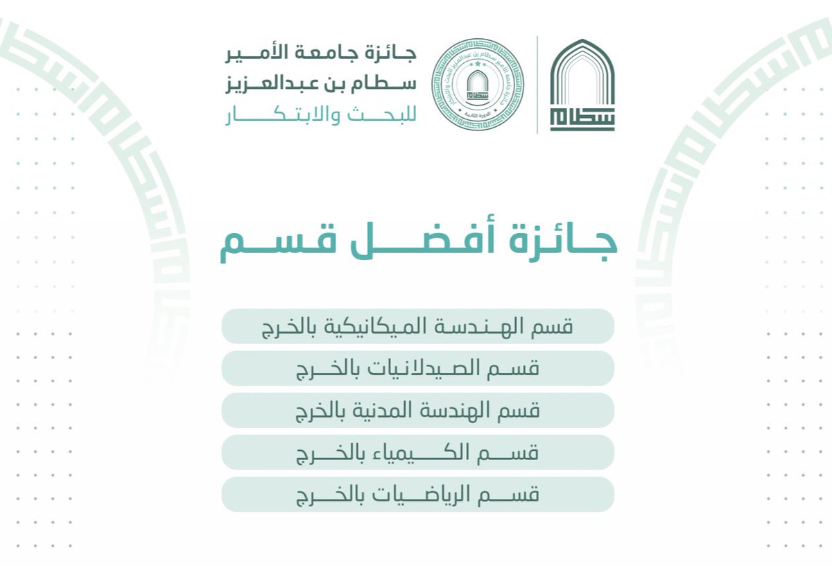 جامعة الأمير سطّام tweet media