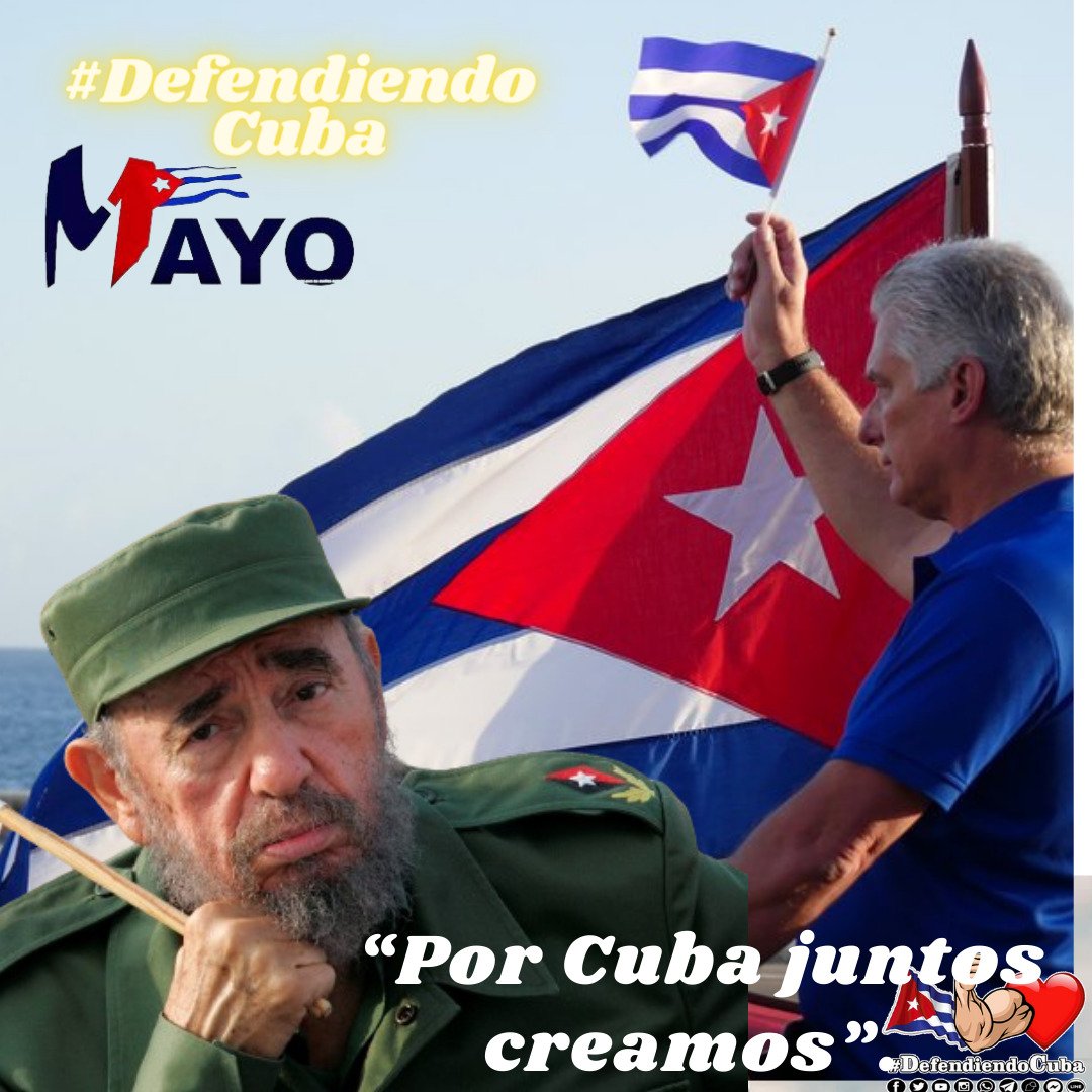 @QbaDCorazon_ @DeZurdaTeam_ @DefendiendoCuba @EVilluendasC @ICuba15 @IzquierdaUnida @LolaVid @OmpKiko2 @Ana_Hurtado86 @FrankCuba2022 @PepeAnt40087655 #1Mayo 🇨🇺