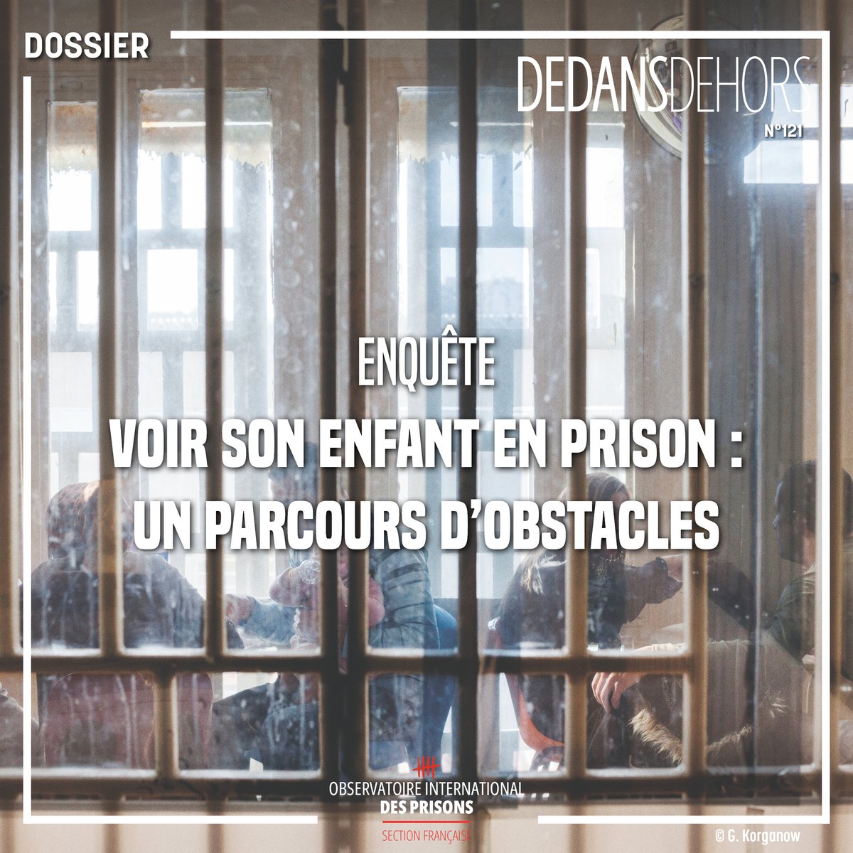 🔎Voir son enfant en #prison : un parcours d’obstacles Éloignement géographique, lourdeur des démarches, hostilité de l’environnement carcéral : pour les pères incarcérés, recevoir des visites de leurs enfants est tout sauf aisé. 👉oip.org/analyse/voir-s…