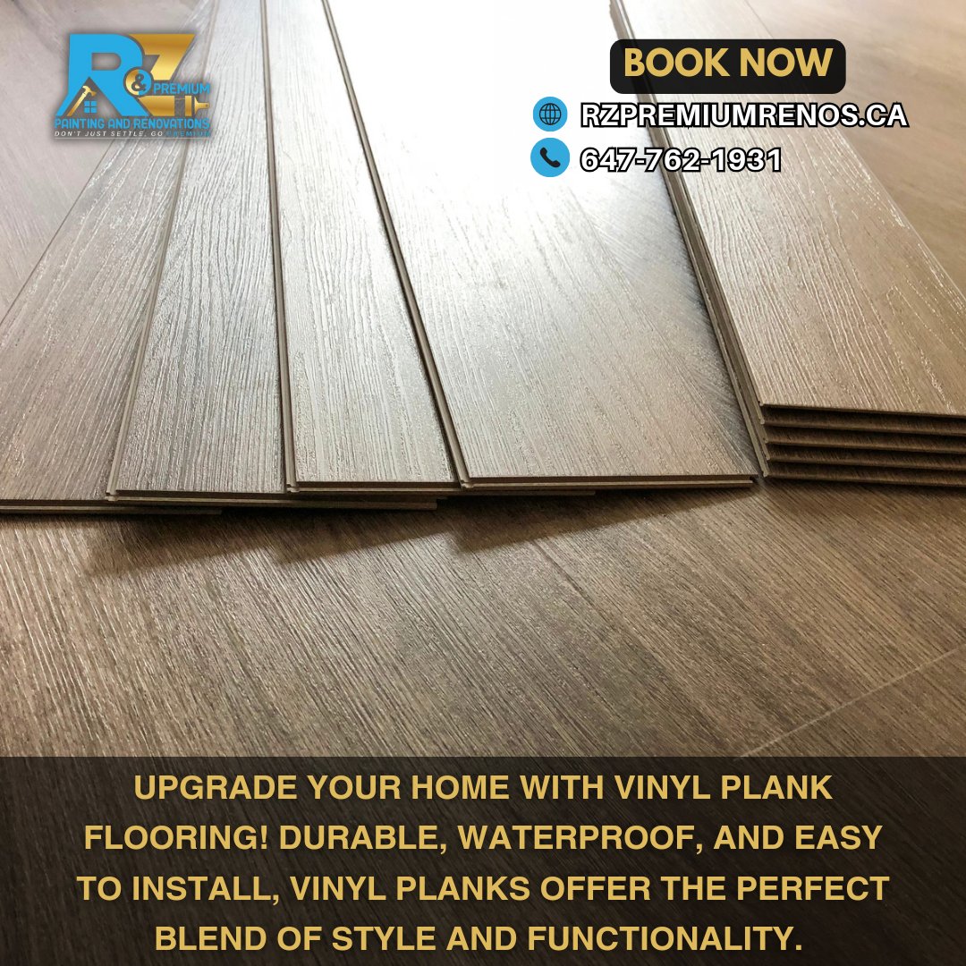 Upgrade your home with vinyl plank flooring! Durable, waterproof, and easy to install, vinyl planks offer the perfect blend of style and functionality. 

#rzpremiumrenos #basement #postoftheday #toronto #torontorenovation #gtacontractor #torontoconstruction #torontohomes