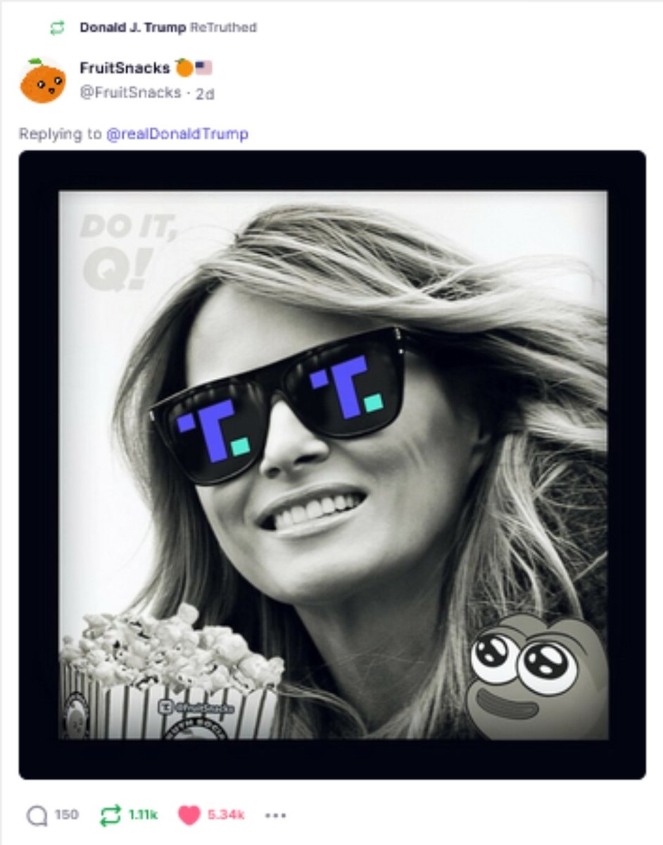 This is getting ridiculous.. 😂🤣 So now Trump retweets a meme of his wife that says 'Do It, Q!' Where are all the Trump loving, Q haters at? At some point people have to realize.. The hot topics that were attacked the most, are attacked bc they are the biggest threat. It's…
