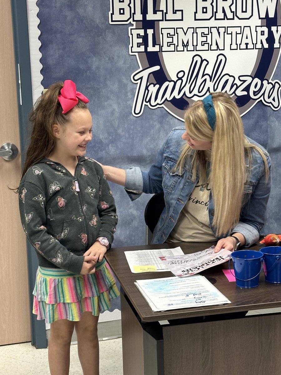 Congrats to Madelynn in Mrs. Ludwig's class for earning a Terrific Trailblazer! She is always on task, sets a great example for others, is helpful and cheerful! Way to go, Madelynn! #growinggreatness #togetherwethrive #todayincomal @Comalisd @CISDNews