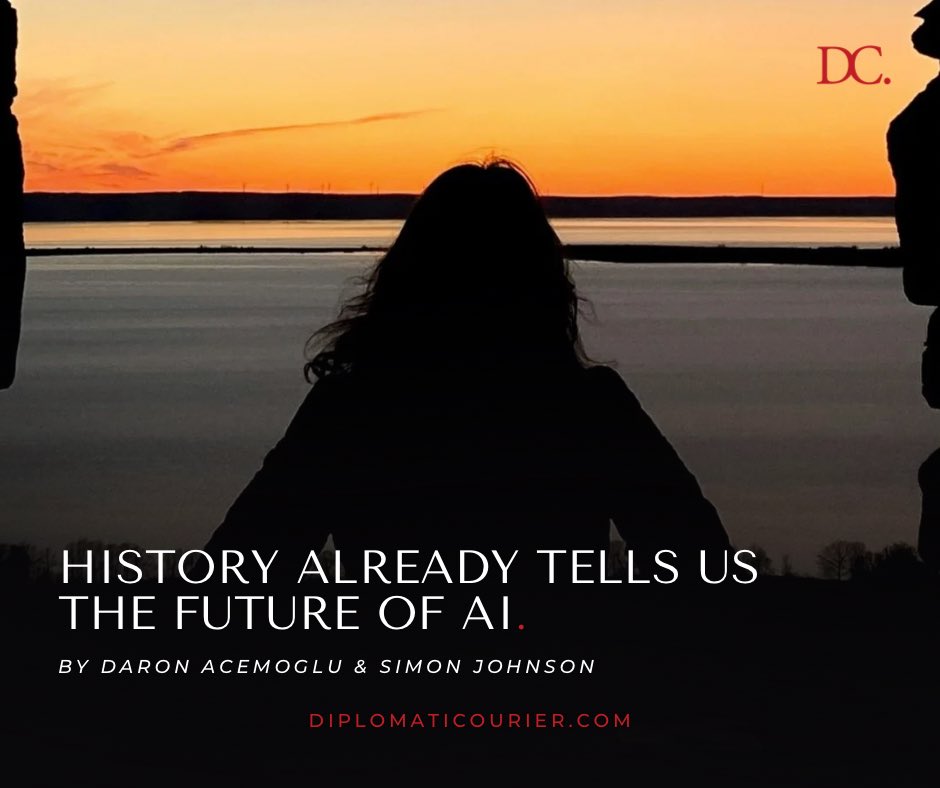 Reflecting on 19th and 20th century England gives some insight into what excessive automation from #AI would look like. Changing the narrative about AI could be the most powerful way to avoid this future, write @DAcemogluMIT and Simon Johnson. diplomaticourier.com/posts/history-…