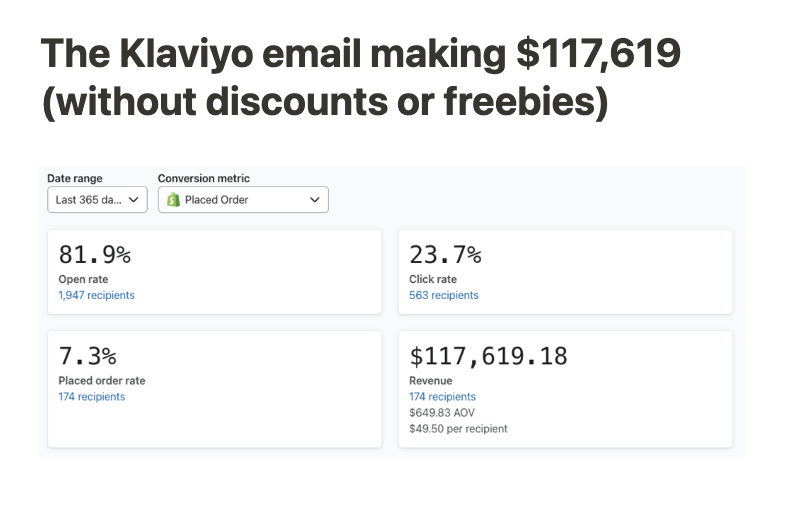 Discount codes are killing your profits! 💀

I helped a client boost sales by $117K WITHOUT discounts.

Want to copy their strategy?

To get it:
1. Like & RT this post
2. Comment 'NO DISCOUNTS' & I'll DM it to you!

(Must be following me first)