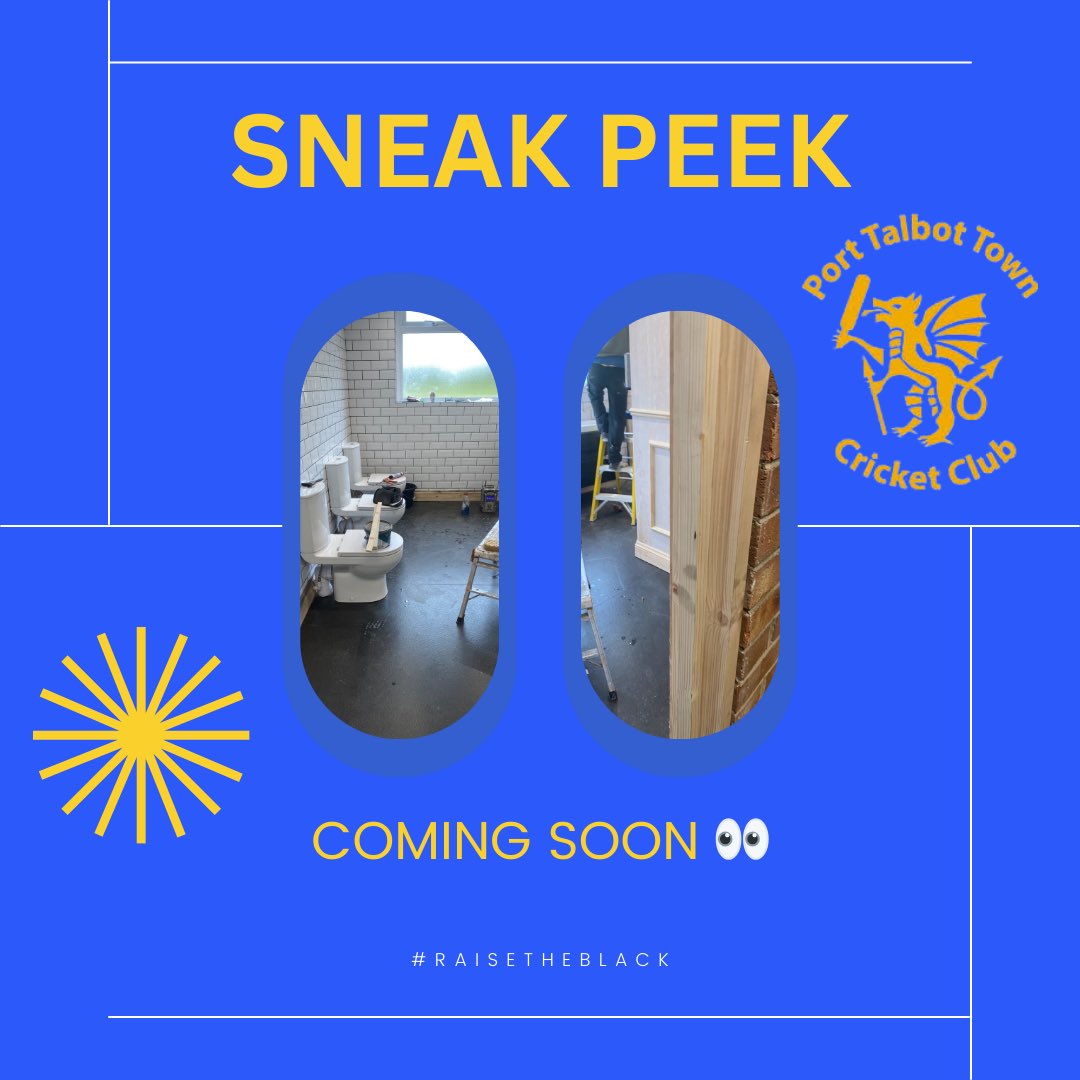 The club are continuing to improve the facilities and give something back to our members and those who support the club. 🛠️🪛🪚 We hope to give you the full reveal next week!