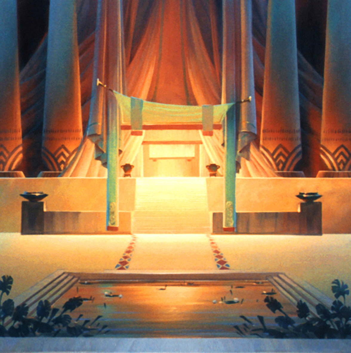 And one of my very first paintings for DreamWorks The Prince of Egypt. 1996, acrylic. Time flies.