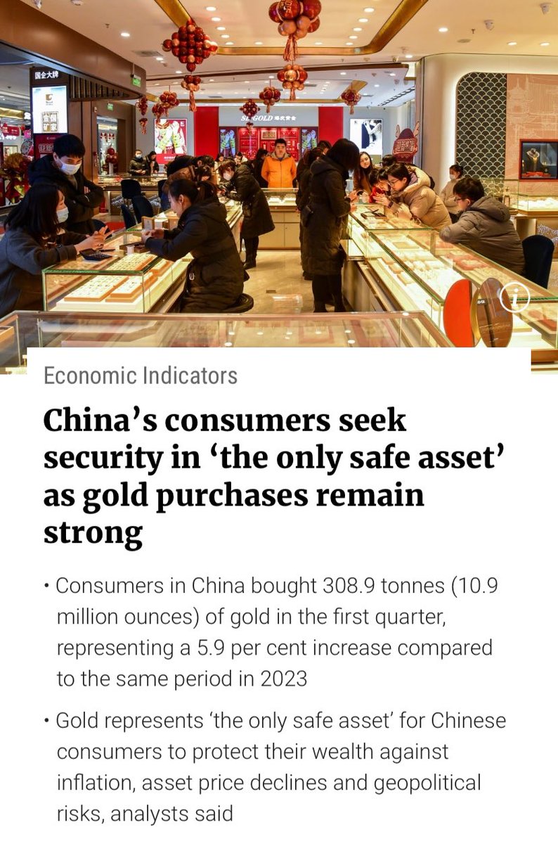 An economic indicator in the South China Morning Post.