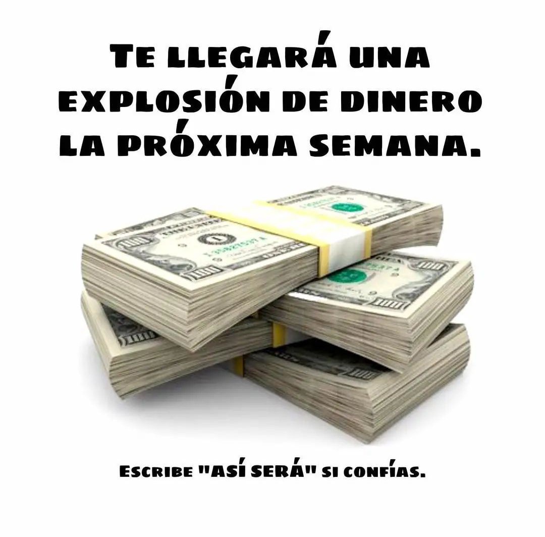 ✨🌟Vibro en Abundancia🌟✨

✨💰EXPLOSIÓN DE DINERO💰✨

🙏💰Decreta: HECHO ESTÁ💰🙏