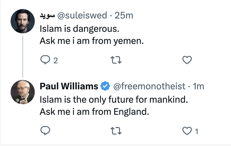freemonotheist's tweet photo. And if you turn away, He will replace you with another people; then they will not be the likes of you ~ Qur'an 47:38