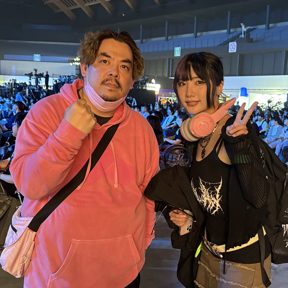 Nice to meet you @mizuyuno_ !! Thanks for coming to #EVOJ2024 #EvoJapan2024 !! ゆのしー ! とても嬉しい！