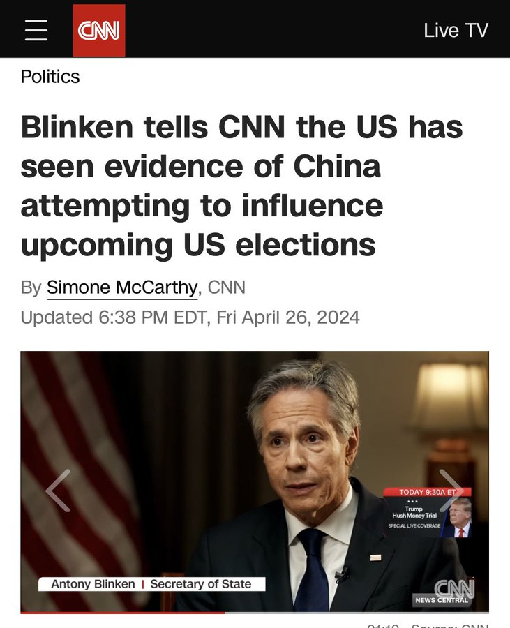 Funny while also deeply irritating given the US's regime change programme against nations such as Russia and Iran, not to mention Iraq, Syria, Pakistan, the EU etc. As well as excruciatingly ironic, given US and EU explicit objections to Georgia's 'Foreign Agents' Bill.