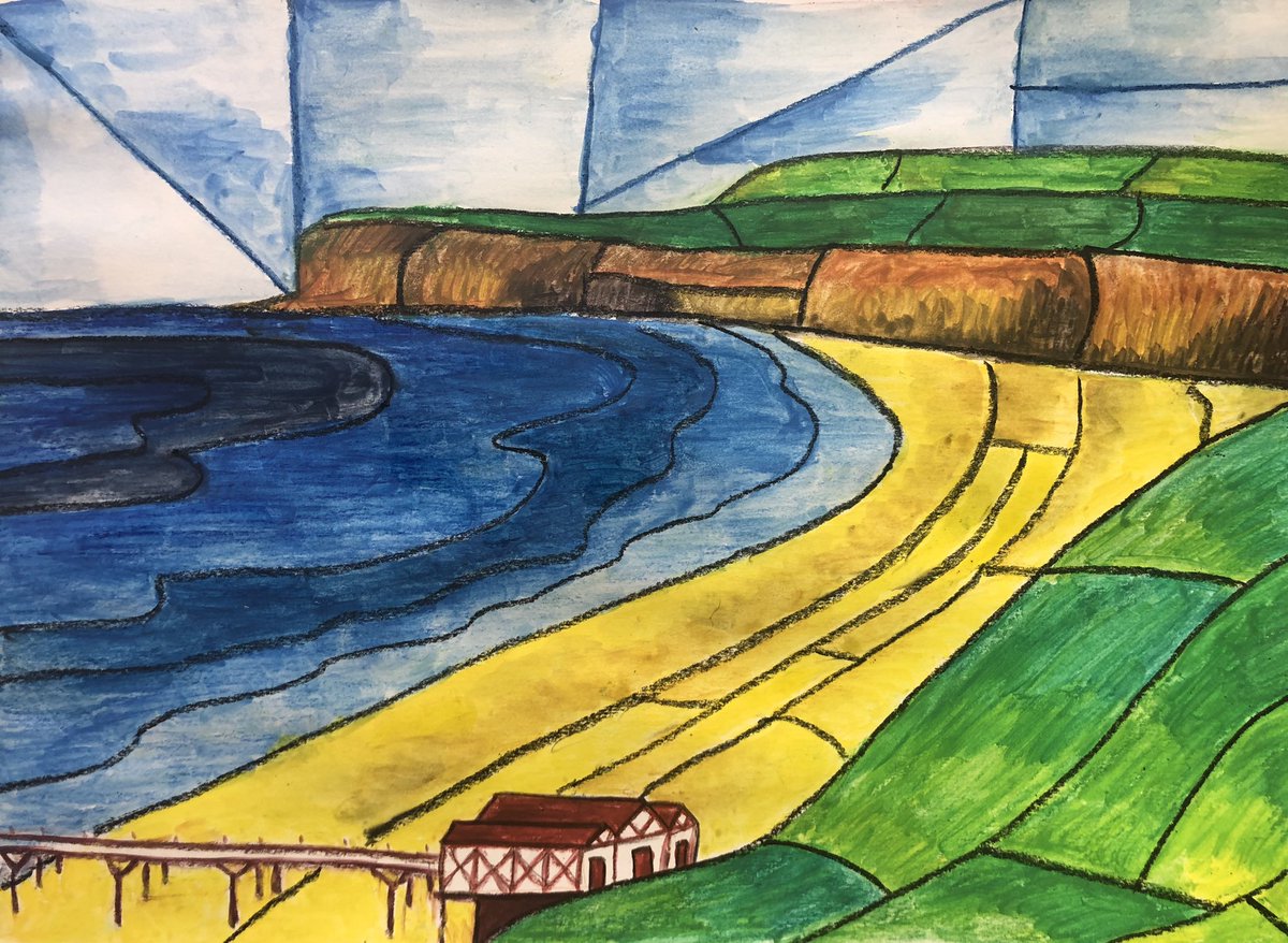 Abstract art term, week 4, Saltburn by the Sea! @saltburnbysea