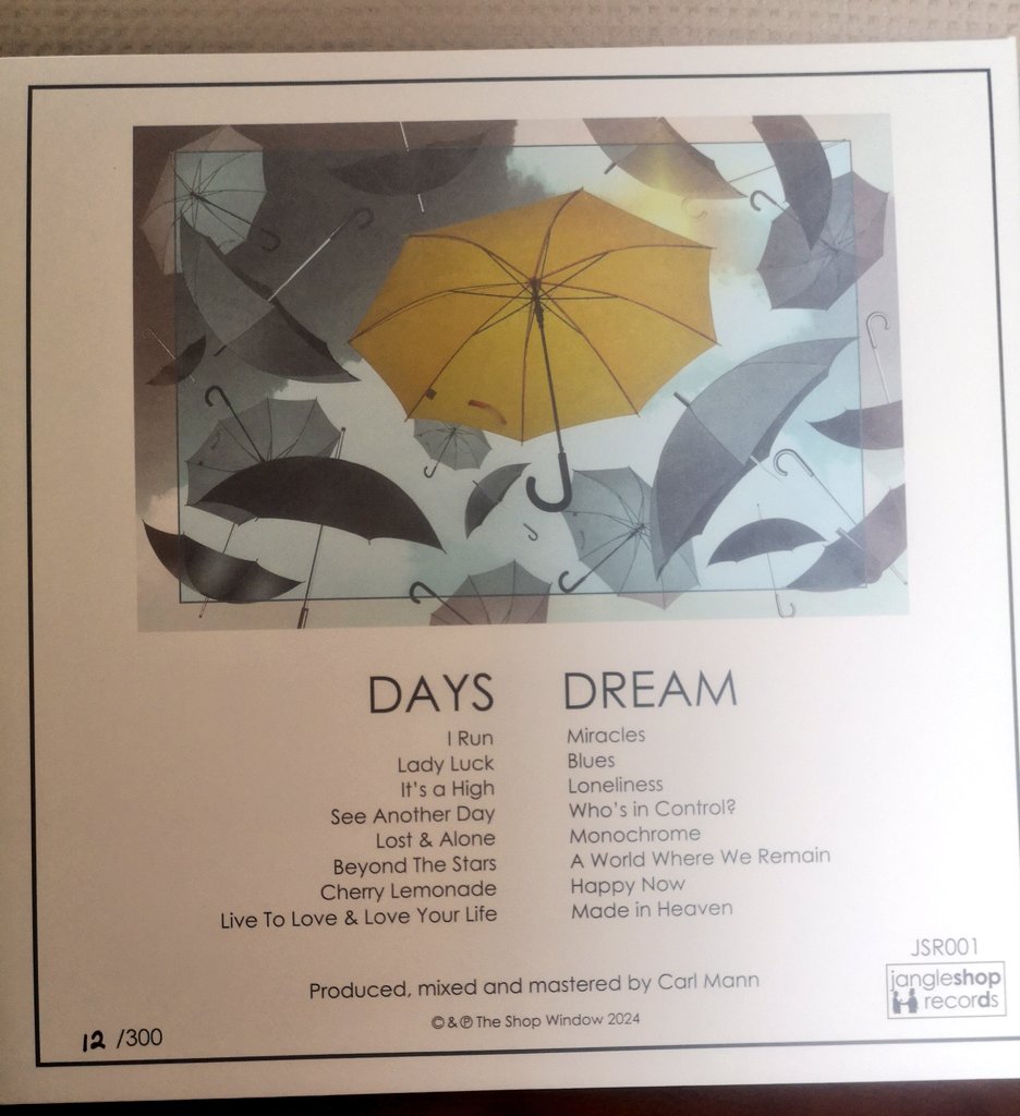 Not more records the postie says! Been (im)patiently waiting for this beauty to land on the doorstep, but as always, it's the personal touches from @TheShopWindow1 that make the difference. Cheers boys. 🙏🎸🎶 #Daysdream #Janglepop #DIYBand