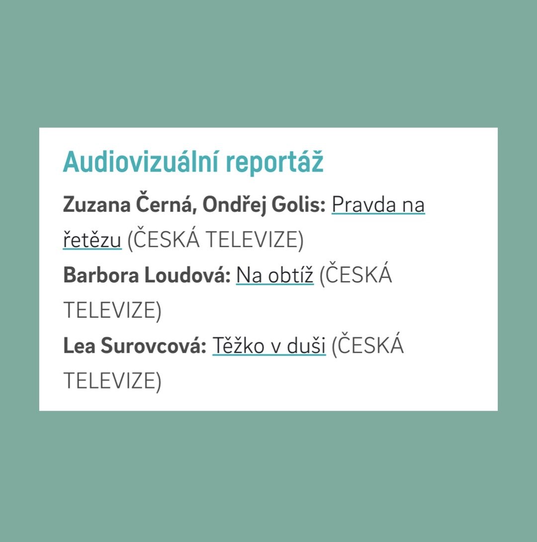 Gratuluji všem, ale zejména mé nejmilejší @BarboraLoudova! ❤️#novinarskacena osf.cz/2024/04/29/nov…