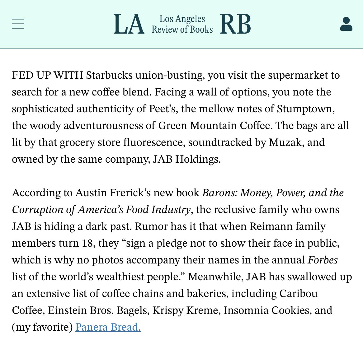 for @LAReviewofBooks, I looked at @AustinFrerick' s seven barons of the food industry ⤵️ lareviewofbooks.org/article/muckra…
