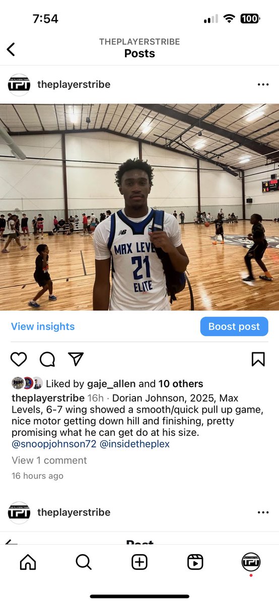 Dorian Johnson, 2025, Max Levels, 6-7 wing showed a smooth/quick pull up game, nice motor getting down hill and finishing, pretty promising what he can get do at his size. @snoopjohnson72 @DJH5Report