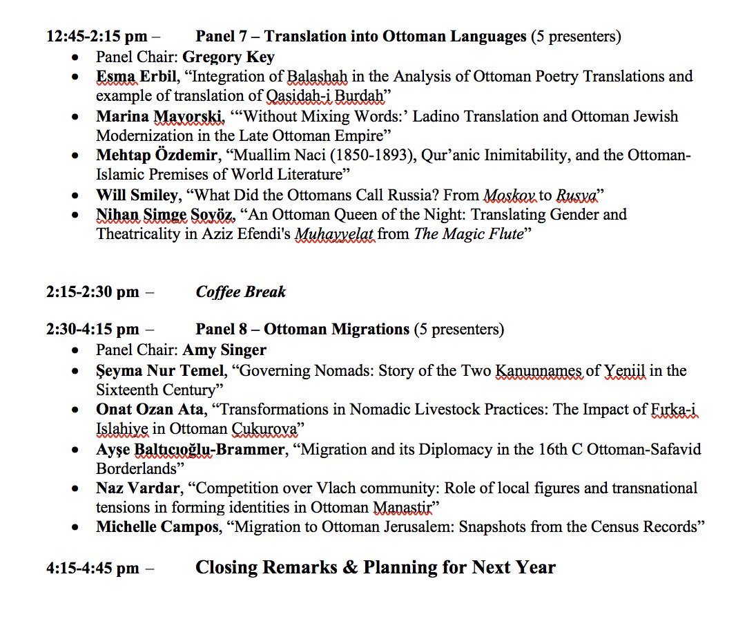 The Great Lakes Ottoman Workshop (GLOW), organized by Kent Schull, Greg Key, and Alex Shopov, is set to take place at @binghamtonu this week. Below is the impressive program lineup for the event!