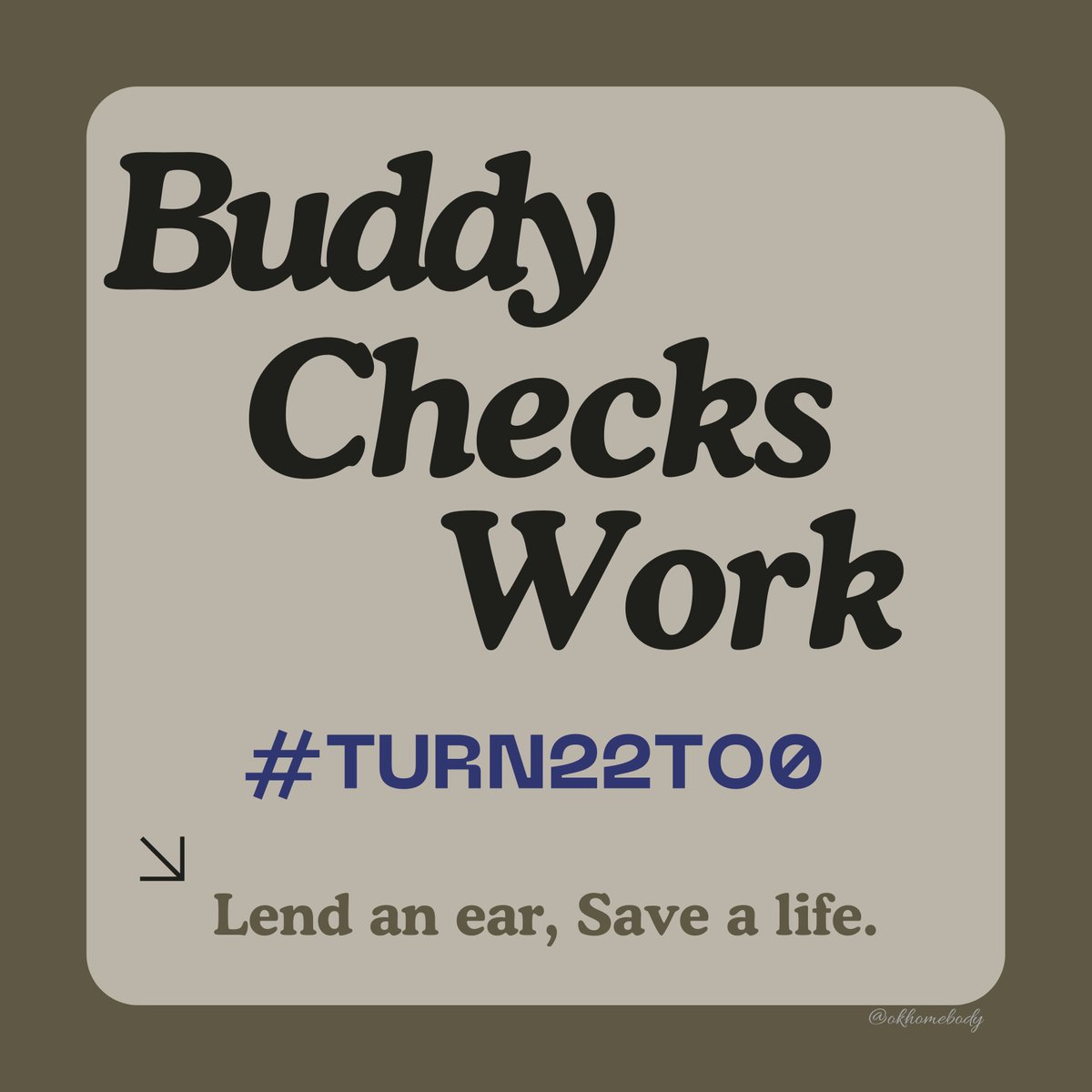 🇺🇸 #Mission22Monday #Buddy✅with #Veterans 🙏RH
❤️#BuddyChecksMatter because #VeteransLivesMatter❤️
⭐️ 🇺🇸 Repost #EndVeteranSuicide #988press1 🇺🇸⭐️
🇺🇸 @jackiek866 🙏 @hrt6017 @bstovalljr @Jeffberk3 👈
🇺🇸@GasPasser12 @andy_finnigan @BillKel83375959 👈
🇺🇸 @cleansniper45 🙏…