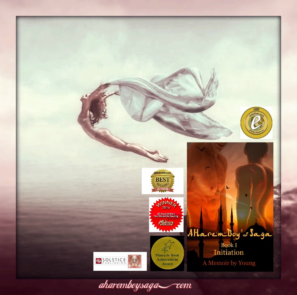 'Jump, and you'll find out how to unfold your wings when you fall.' INITIATION amzn.to/2QxwhxN is a sensually illuminating true story about a young man coming-of-age in a secret society & a male harem. #AuthorUpRoar #Memoir